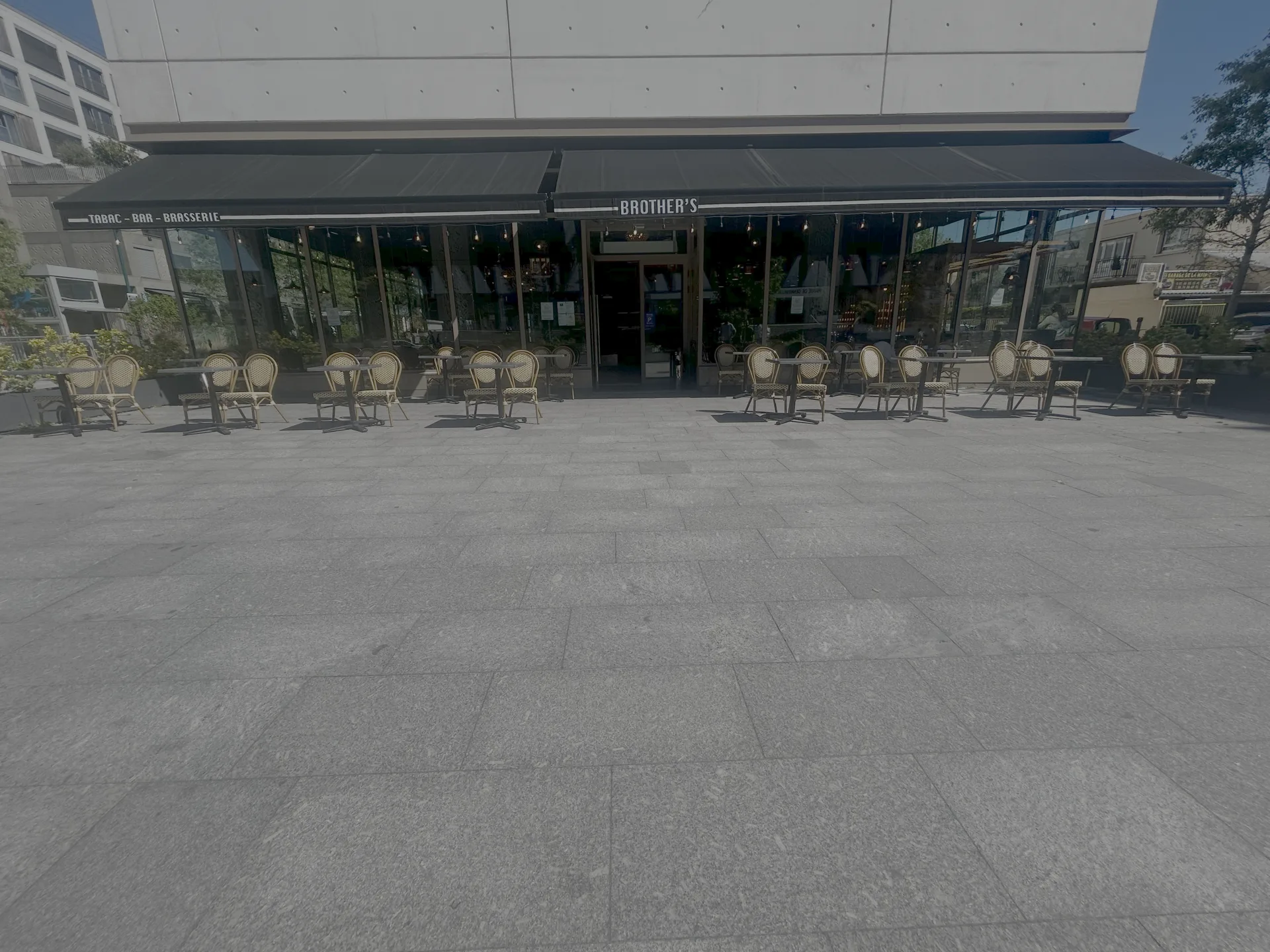Terrasse du Brother's Restaurant à Gennevilliers